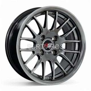 Aro 14x7" 4x100 ET20 CB73.1 Hiper Negro