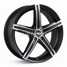 Aro 17x7" 5x100 ET38 CB73.1 Negro Mate Maquinado