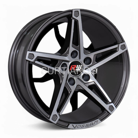 Aro 15x7" 5x100 ET25 CB73.1 Gris Oscuro Maquinado