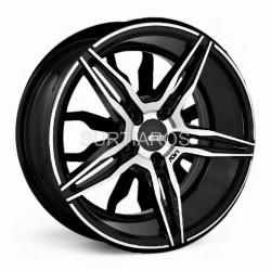 Aro 16x7.5" 5x112 ET30 CB73.1 Negro Maquinado