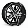 Aro 16x7.5" 5x112 ET30 CB73.1 Negro Maquinado