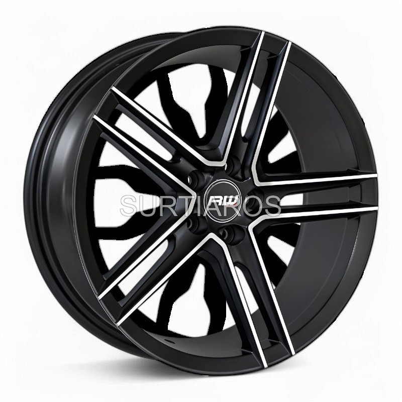 Aro 17x7.5" 5x100 ET35 CB73.1 Negro Mate Maquinado