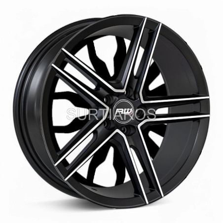 Aro 17x7.5" 5x100 ET35 CB73.1 Negro Mate Maquinado