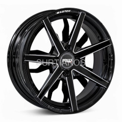 Aro 15x7.5" 4x100 ET30 CB73.1 Negro Fresado