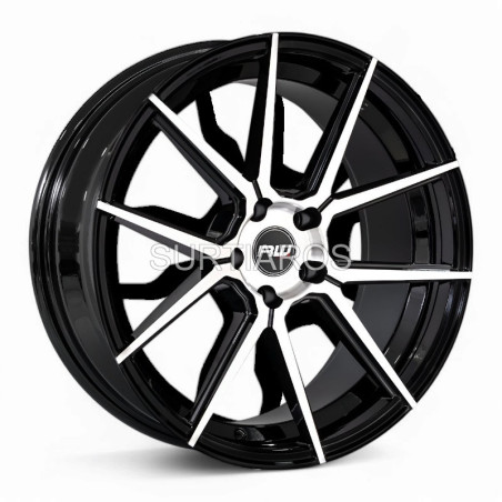Aro 19x8.5" 5x112 ET30 CB66.6 Negro Maquinado