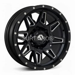 Aro 16x8.5" 6x139.7 ET0 CB110.1 Negro Mate Fresado