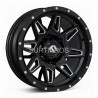 Aro 16x8.5" 6x139.7 ET0 CB110.1 Negro Mate Fresado