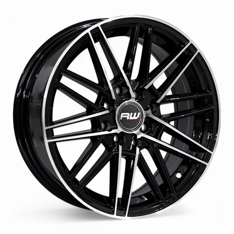 Aro 15x6.5" 8x100/114.3 ET35 CB73.1 Negro Maquinado