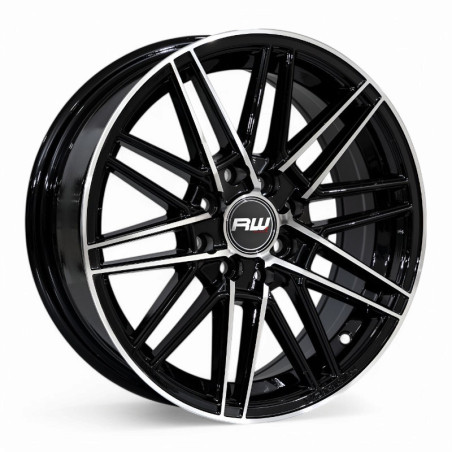 Aro 15x6.5" 8x100/114.3 ET35 CB73.1 Negro Maquinado