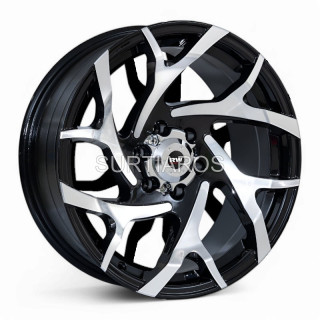 Aro 17x8.5" 6x114.3 ET0 CB66.1 Negro Maquinado