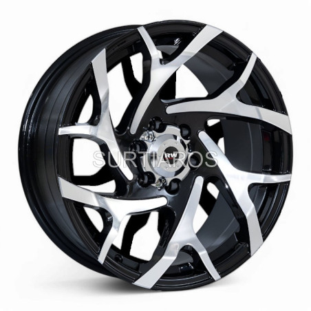 Aro 17x8.5" 6x114.3 ET0 CB66.1 Negro Maquinado
