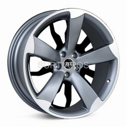Aro 20x9" 5x112 ET25 CB66.6 Gris Oscuro Maquinado