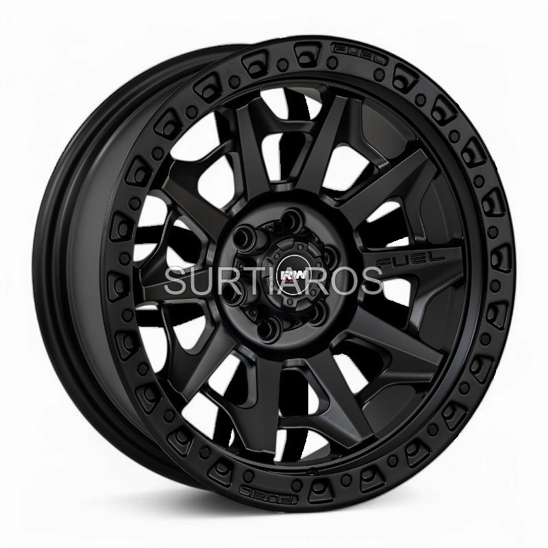 Aro 17x9" 6x114.3 ET0 CB66.1 Negro Mate