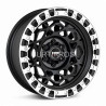 Aro 16x8" 6x114.3 ET0 CB66.1 Negro Mate con Labio Pulido
