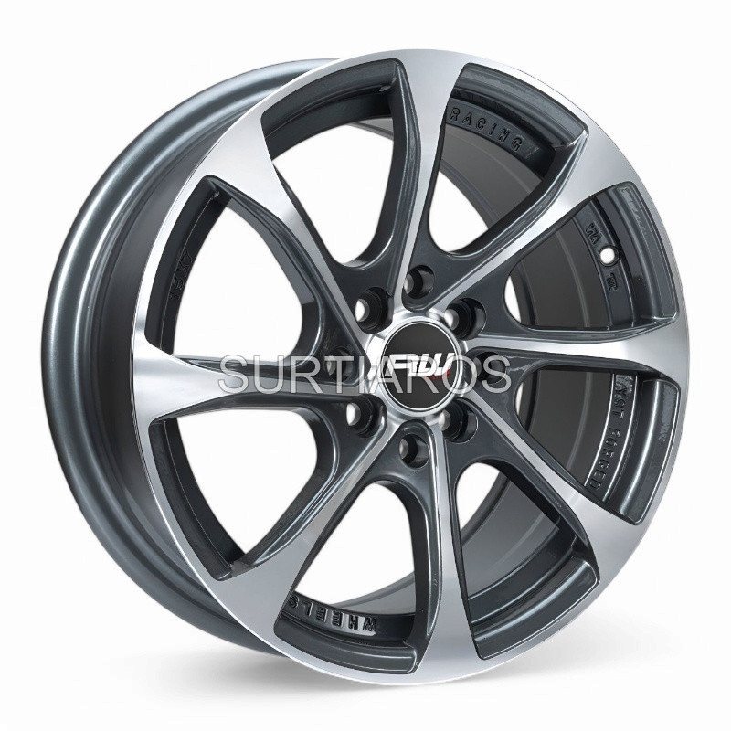 Aro 15x7" 8x100/114.3 ET35 CB73.1 Gris Maquinado