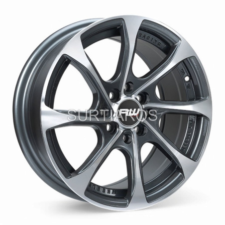 Aro 15x7" 8x100/114.3 ET35 CB73.1 Gris Maquinado