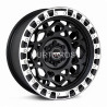 Aro 17x9" 6x114.3 ET0 CB66.1 Negro Mate con Labio Pulido y Remaches