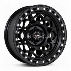 Aro 17x9" 6x114.3 ET0 CB66.1 Negro Mate con Remaches
