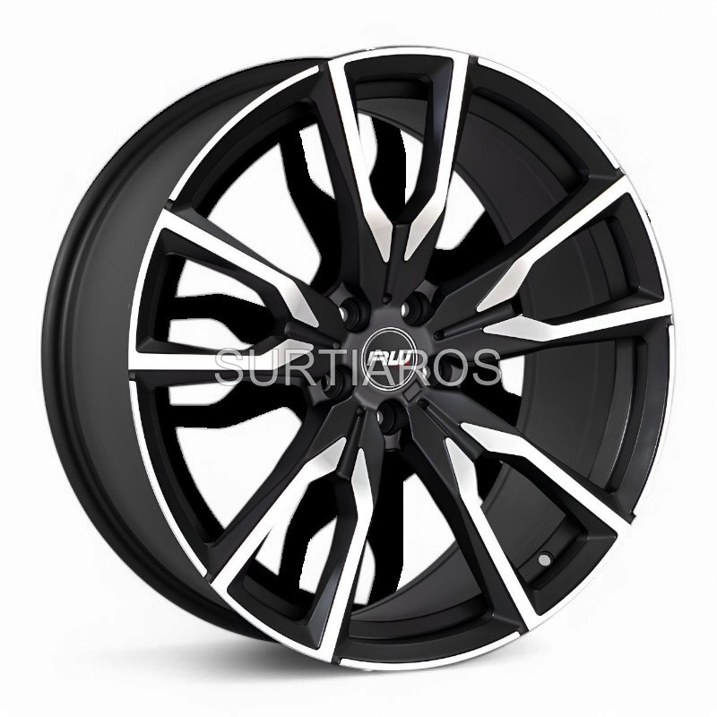 Aro 21x9.5" 5x112 ET36 CB66.6 Negro Mate Maquinado