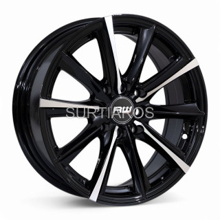 Aro 15x6.5" 8x100/114.3 ET35 CB73.1 Negro Maquinado