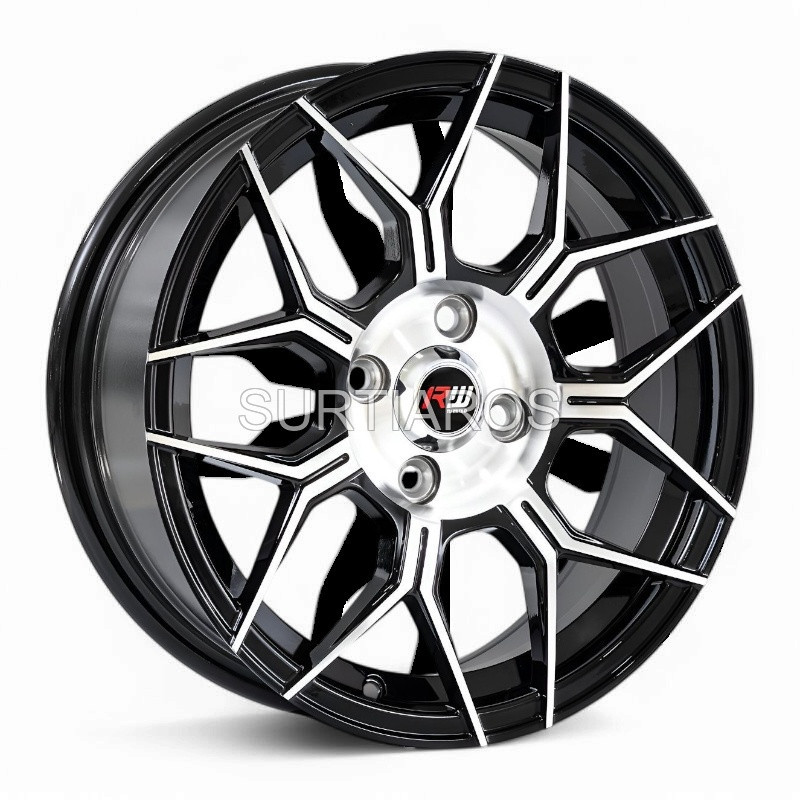 Aro 15x7" 4x100 ET35 CB73.1 Negro Maquinado