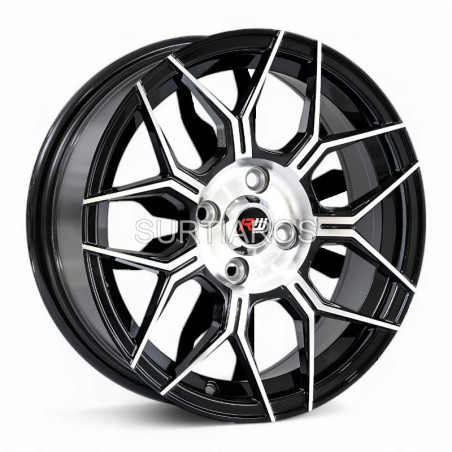Aro 15x7" 4x100 ET35 CB73.1 Negro Maquinado