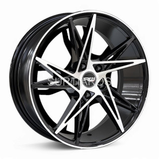Aro 18x8" 5x112 ET30 CB73.1 Negro Maquinado