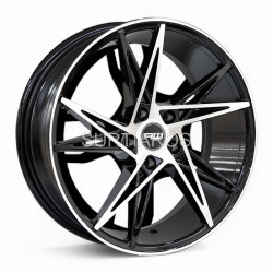 Aro 18x8" 5x112 ET30 CB73.1 Negro Maquinado