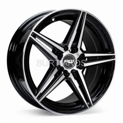 Aro 15x7" 8x100/114.3 ET30 CB73.1 Negro Maquinado