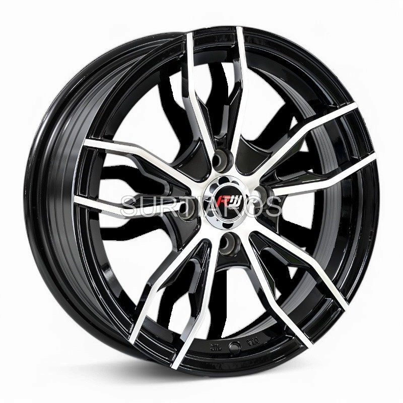 Aro 15x7" 4x100 ET35 CB73.1 Negro Maquinado