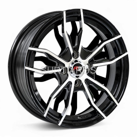 Aro 15x7" 4x100 ET35 CB73.1 Negro Maquinado