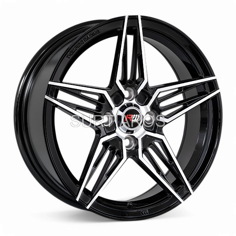 Aro 15x7" 4x100 ET35 CB73.1 Negro Maquinado