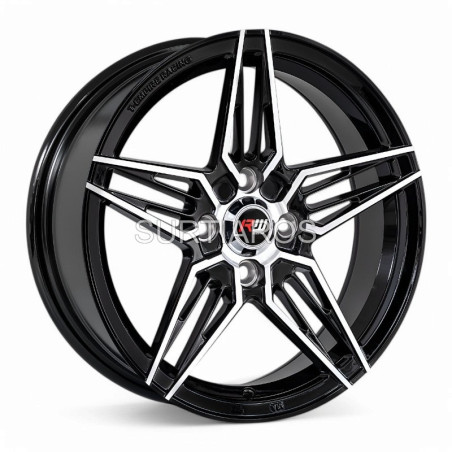 Aro 15x7" 4x100 ET35 CB73.1 Negro Maquinado