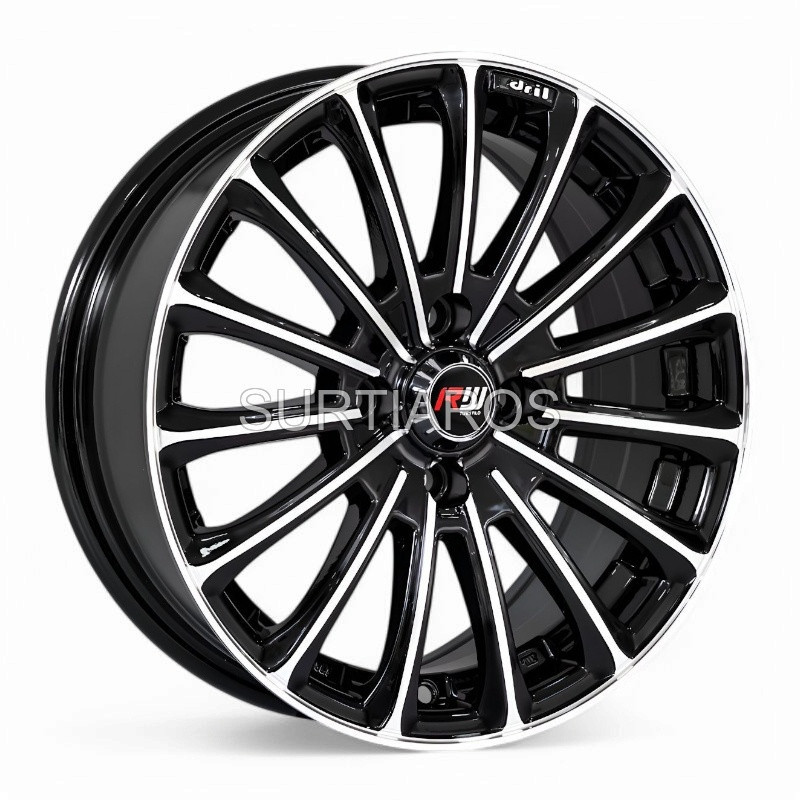 Aro 15x6.5" 4x100 ET35 CB73.1 Negro Maquinado