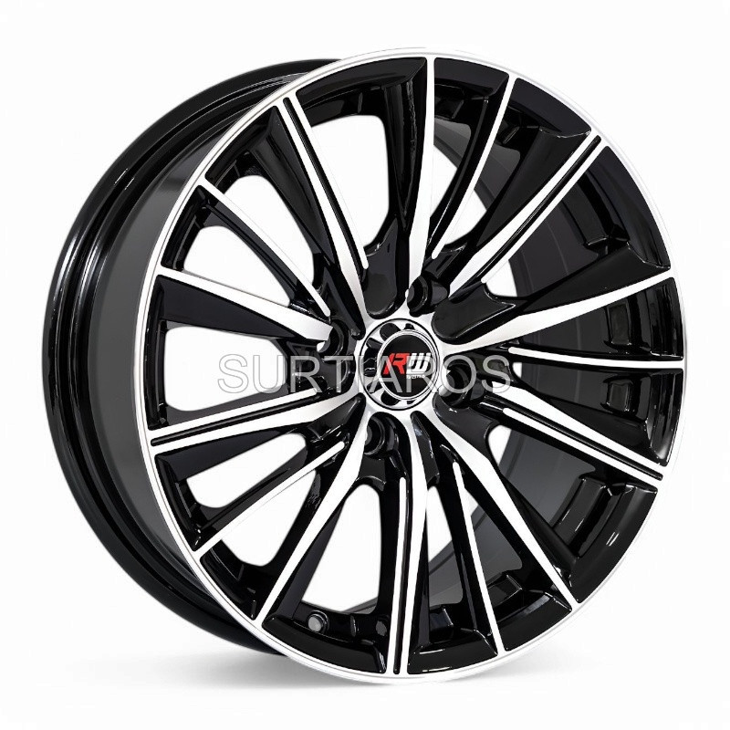 Aro 15x7" 4x100 ET35 CB73.1 Negro Maquinado