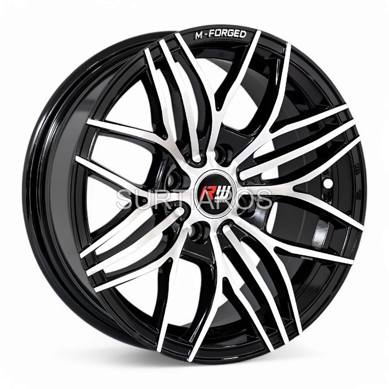 Aro 15x7" 4x100 ET30 CB73.1 Negro Maquinado