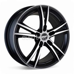 Aro 18x8" 5x115 ET38 CB70.3 Negro Mate Maquinado