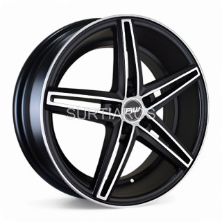 Aro 18x8" 5x108 ET30 CB73.1 Negro Mate Maquinado