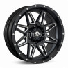 Aro 18x9" 6x139.7 ET0 CB110.1 Negro Mate Fresado