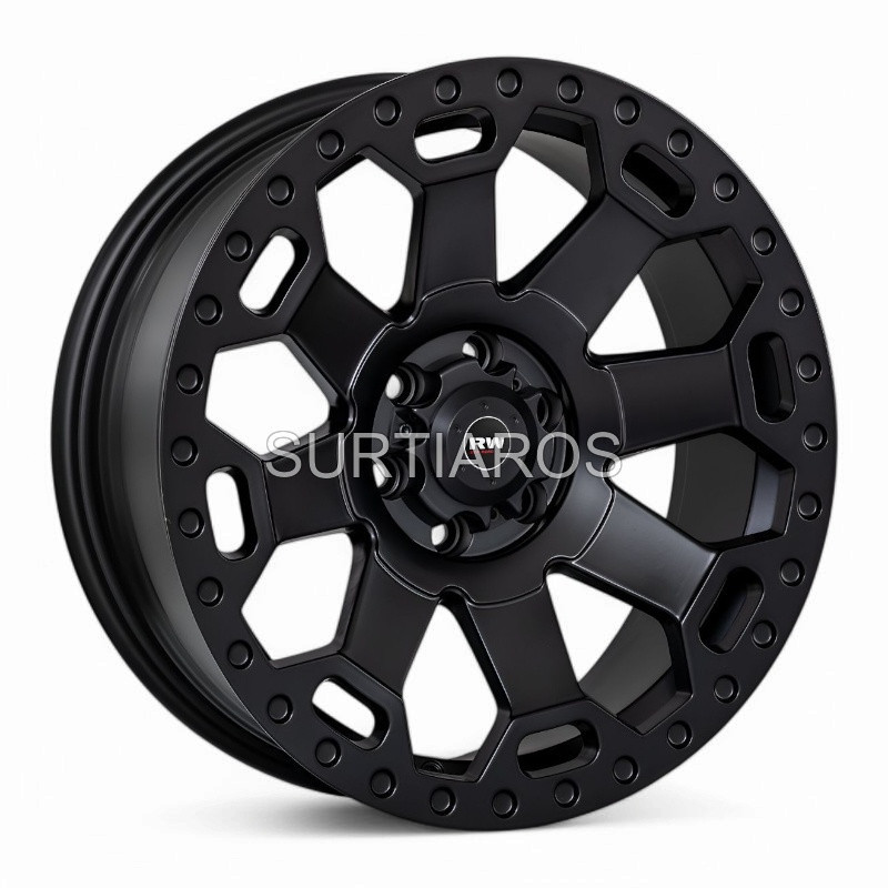 Aro 17x9" 6x114.3 ET0 CB66.1 Negro Mate