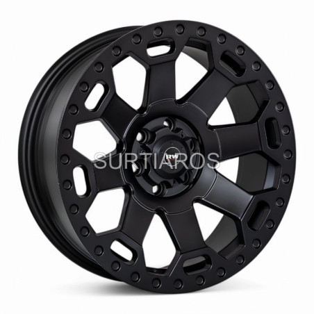 Aro 17x9" 6x114.3 ET0 CB66.1 Negro Mate