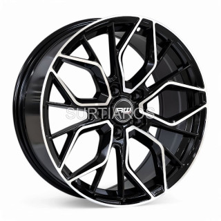Aro 18x8" 5x112 ET30 CB73.1 Negro Maquinado