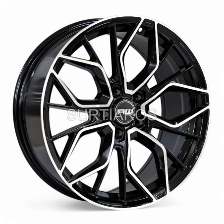 Aro 18x8" 5x112 ET30 CB73.1 Negro Maquinado