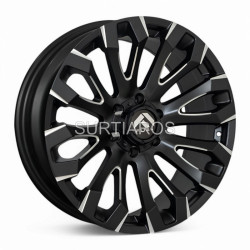 Aro 20x9" 6x139.7 ET0 CB110.1 Negro Mate Fresado