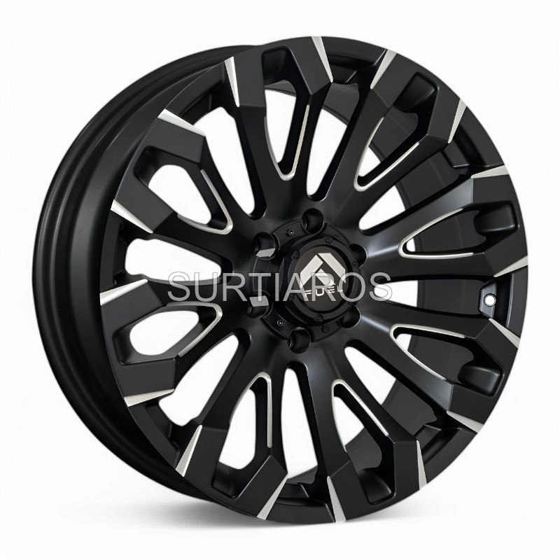 Aro 20x9" 6x139.7 ET0 CB110.1 Negro Mate Fresado