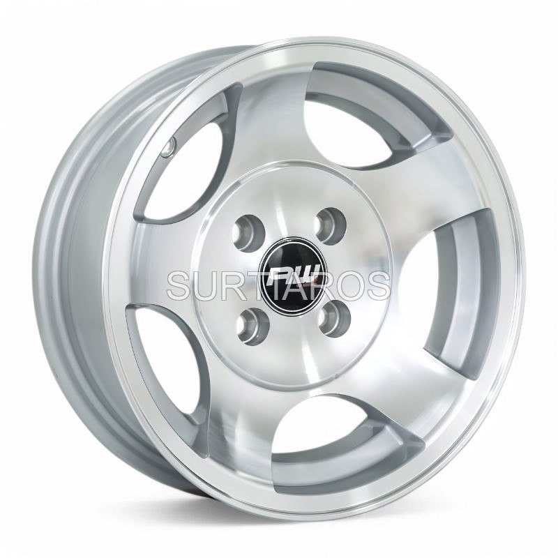 Aro 13x5.5" 4x100 ET-10 CB73.1 Plata Mate