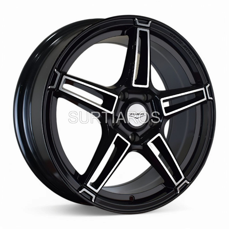Aro 18x8" 5x120 ET35 CB74.1 Negro Maquinado