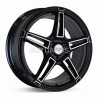 Aro 18x8" 5x120 ET35 CB74.1 Negro Maquinado