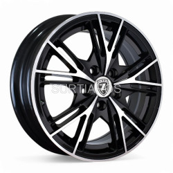 Aro 15x6.5" 5x105 ET35 CB56.6 Negro Maquinado