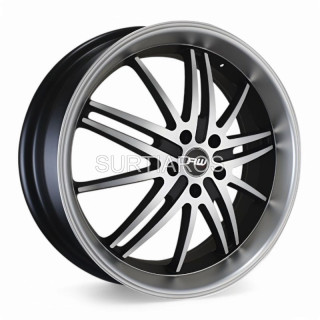 Aro 20x7.5" 5x114.3 ET38 CB73.1 Negro Mate Maquinado